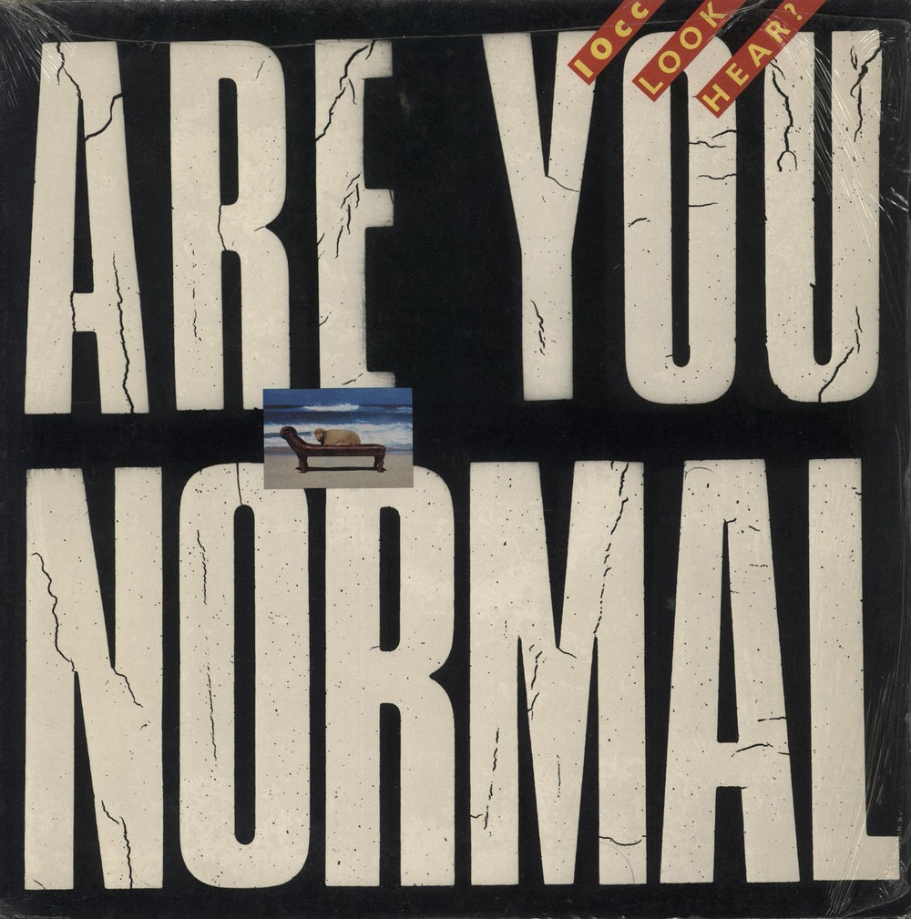 10cc Look Hear? + Poster - Opened shrink UK vinyl LP album (LP record) 9102505