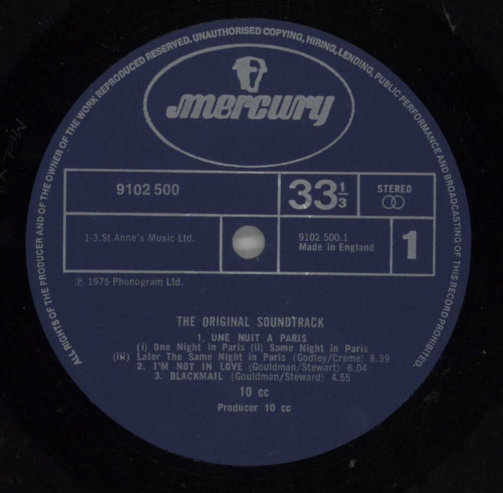 10cc The Original Soundtrack - Half-Speed Mastered UK vinyl LP album (LP record) 10CLPTH400480