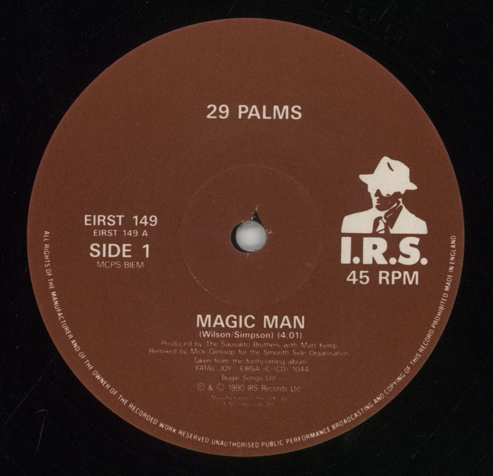 29 Palms Magic Man UK 12" vinyl single (12 inch record / Maxi-single) 29P12MA575935