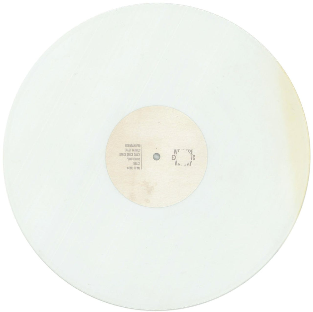 65Daysofstatic We Were Exploding Anyway - White Vinyl UK vinyl LP album (LP record) 65DLPWE864209