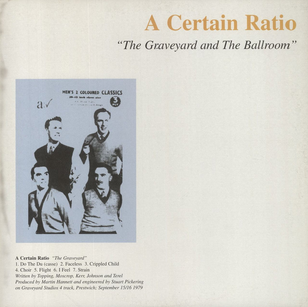 A Certain Ratio The Graveyard And The Ballroom - EX UK vinyl LP album (LP record) USLP20