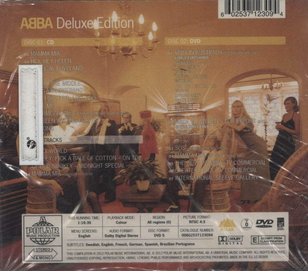 Abba Abba - Deluxe Edition - Sealed UK 2-disc CD/DVD set 602537123094