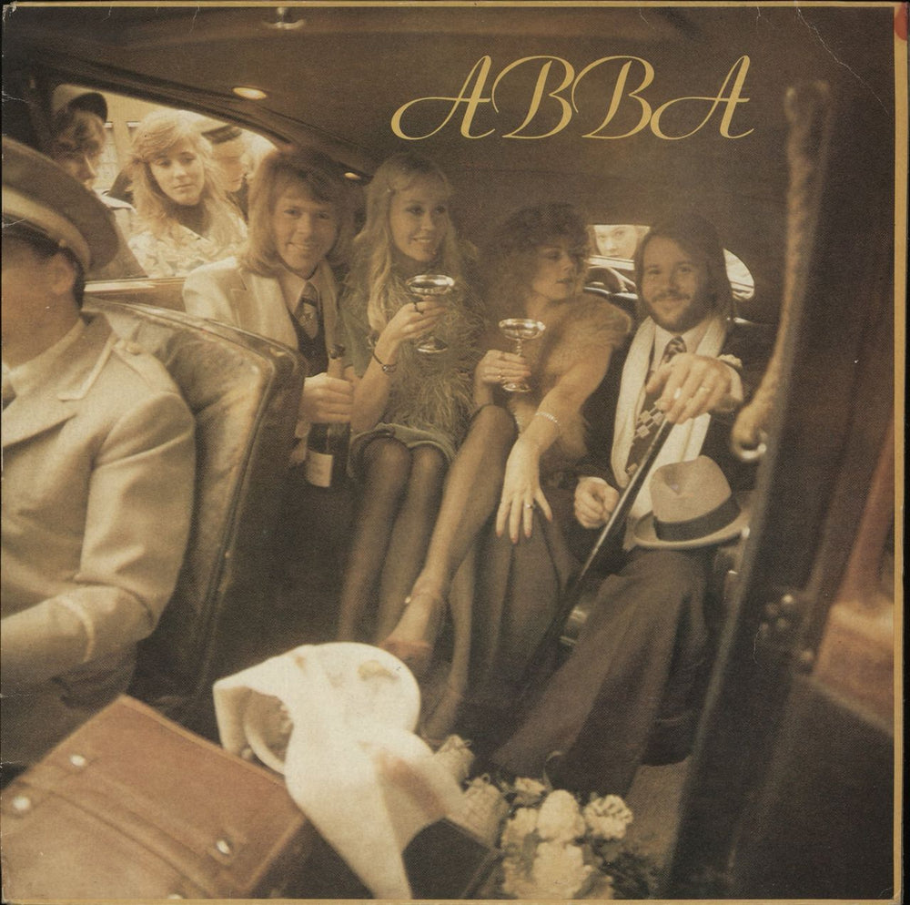 Abba Abba - orange label UK vinyl LP album (LP record) EPC80835