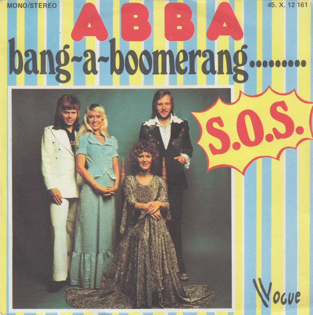 Abba Bang-A-Boomerang French 7" vinyl single (7 inch record / 45) 45X12161