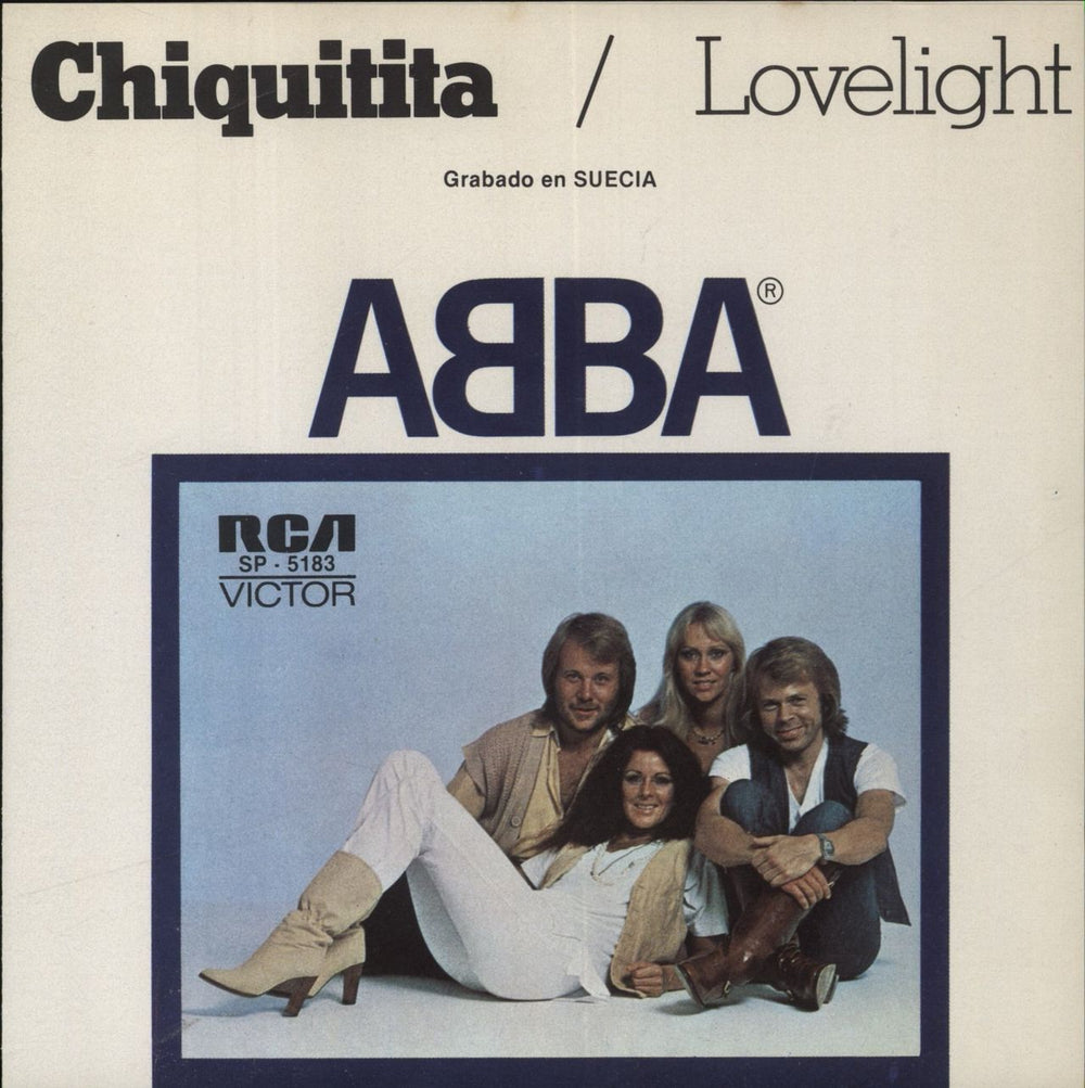 Abba Chiquitita Mexican 7" vinyl single (7 inch record / 45) SP-5183