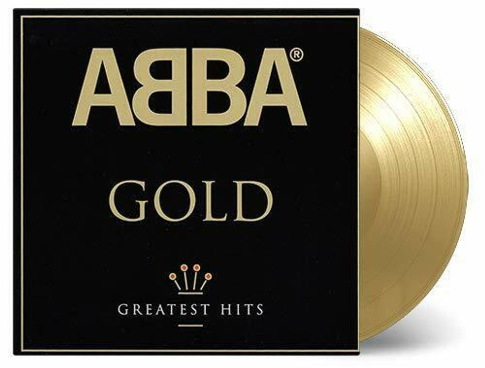 Abba Gold Greatest Hits - Gold Vinyl - Sealed UK 2-LP vinyl record set (Double LP Album) ABB2LGO804299