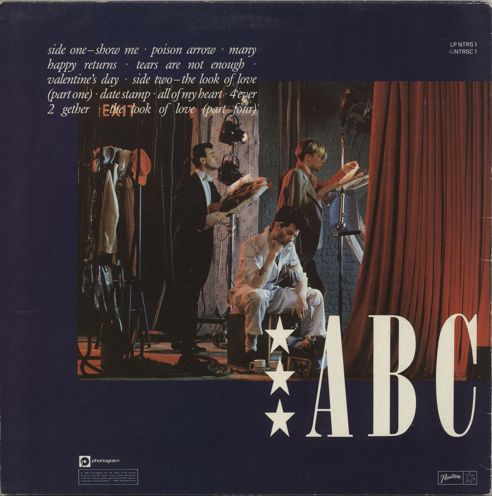 ABC The Lexicon Of Love + Inner  VG Sleeve UK vinyl LP album (LP record) '1982