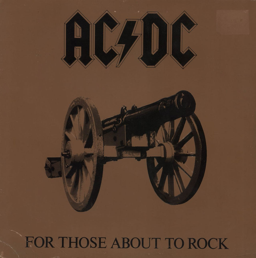 AC/DC For Those About To Rock We Salute You - VG/EX Dutch vinyl LP album (LP record) K50851