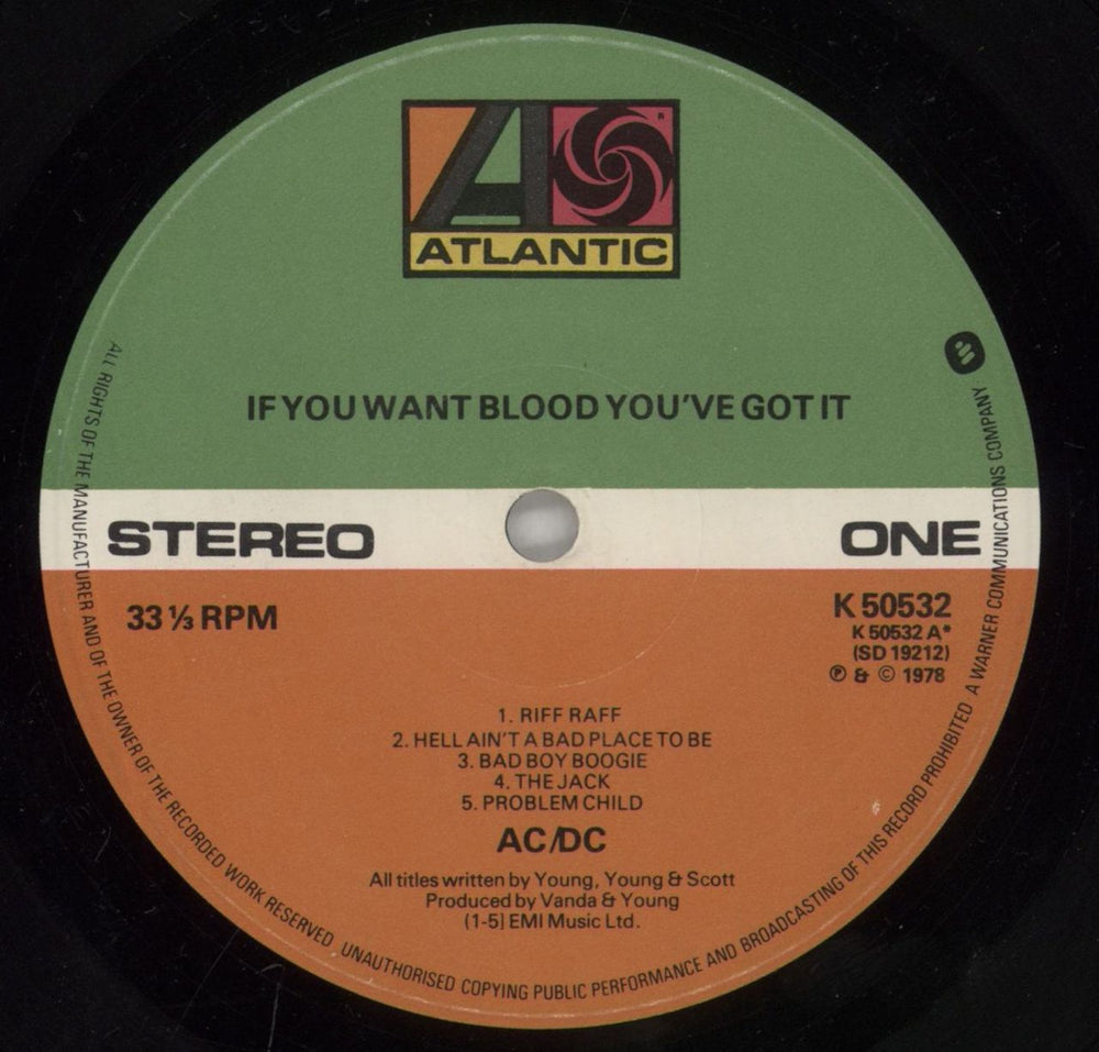 AC/DC If You Want Blood You've Got It - EX UK vinyl LP album (LP record) ACDLPIF210311