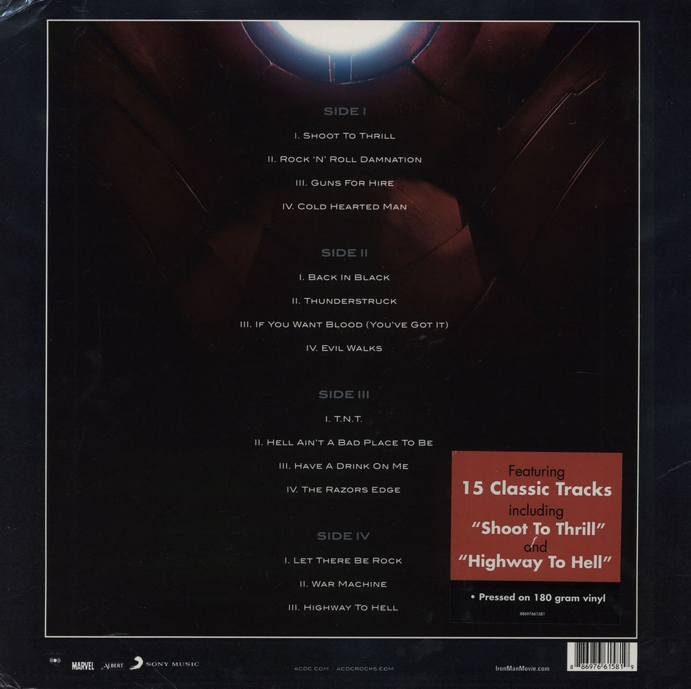 AC/DC Iron Man 2 UK 2-LP vinyl record set (Double LP Album) 886976615819