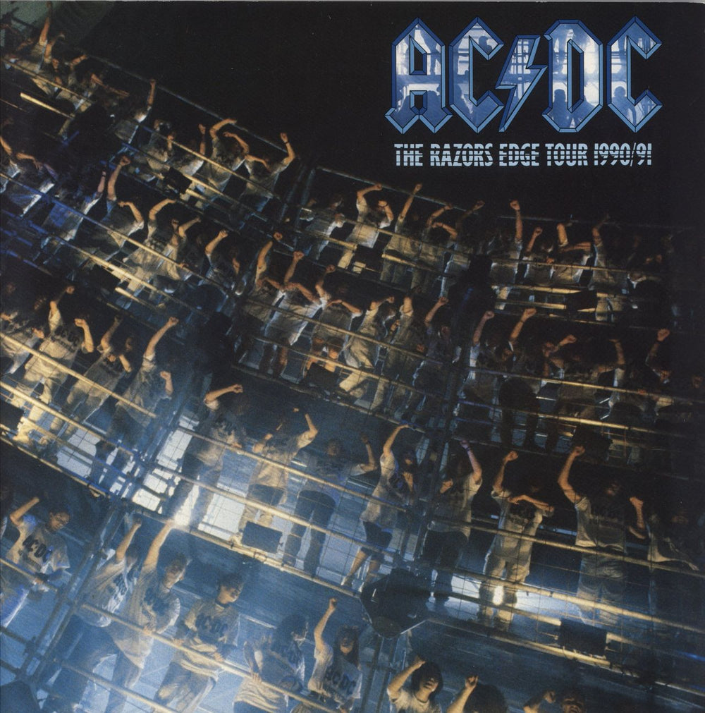 AC/DC The Razors Edge Tour 1990/91 + Ticket Stub UK tour programme PROGRAMME & TICKET