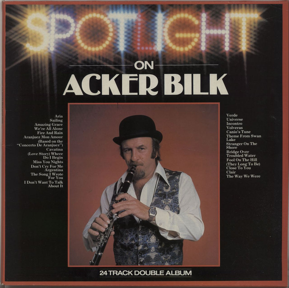 Acker Bilk Spotlight On Acker Bilk UK 2-LP vinyl record set (Double LP Album) SPOT1005
