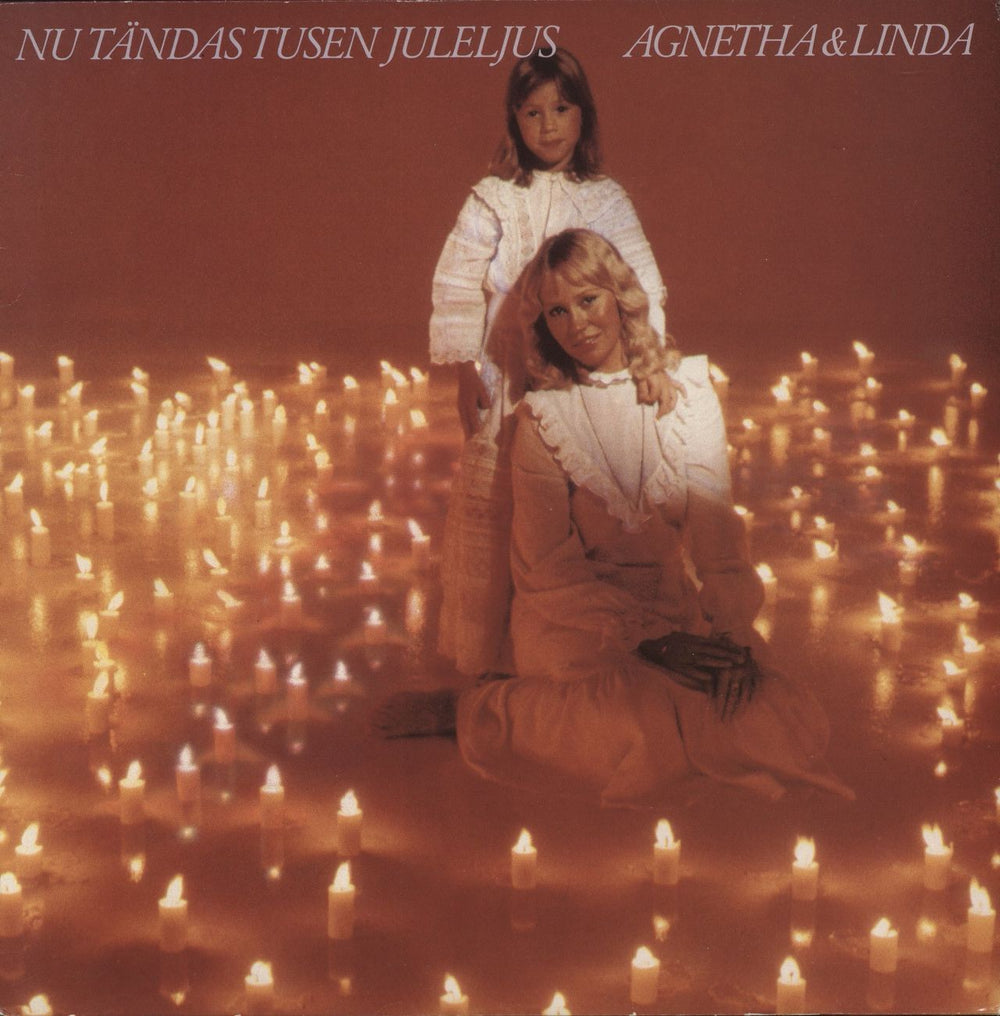 Agnetha Fältskog Nu Tandas Tusen Juleljus - EX Swedish vinyl LP album (LP record) POLS328