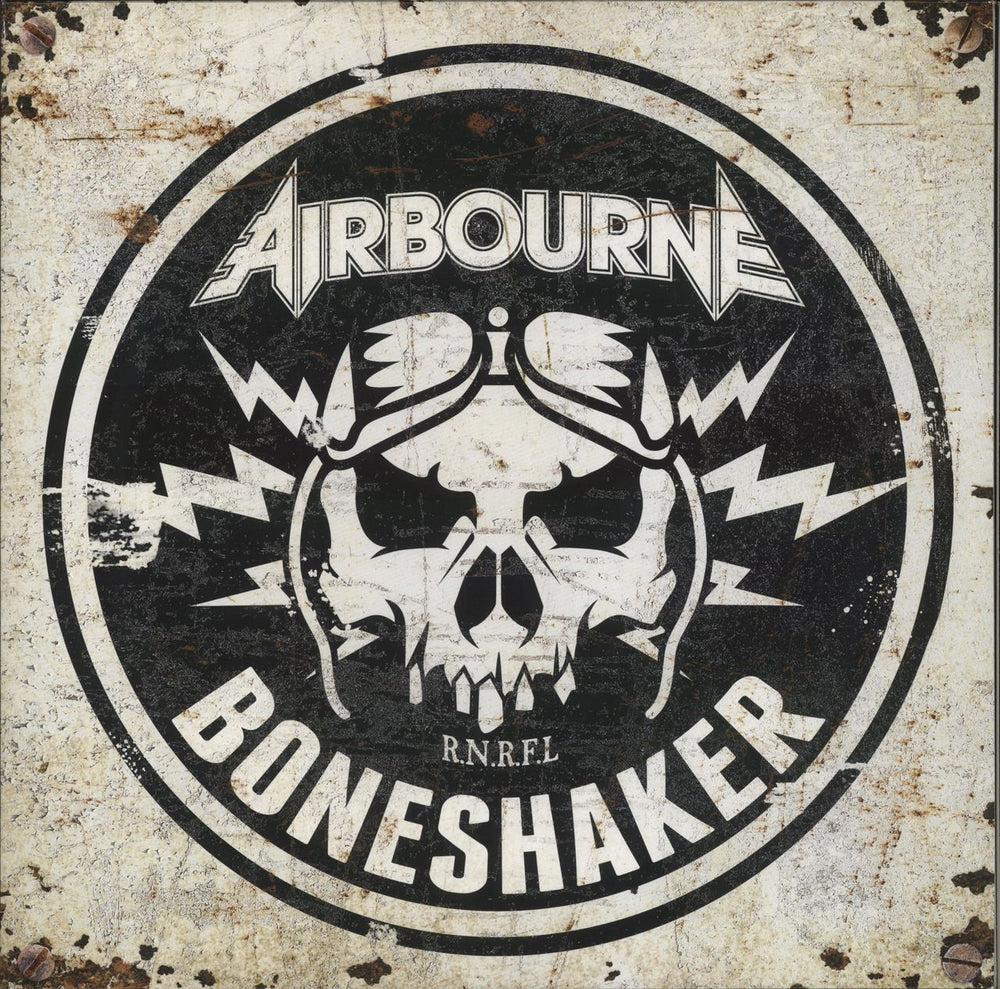 Airbourne Boneshaker - Bone Vinyl UK vinyl LP album (LP record) SPINE794864