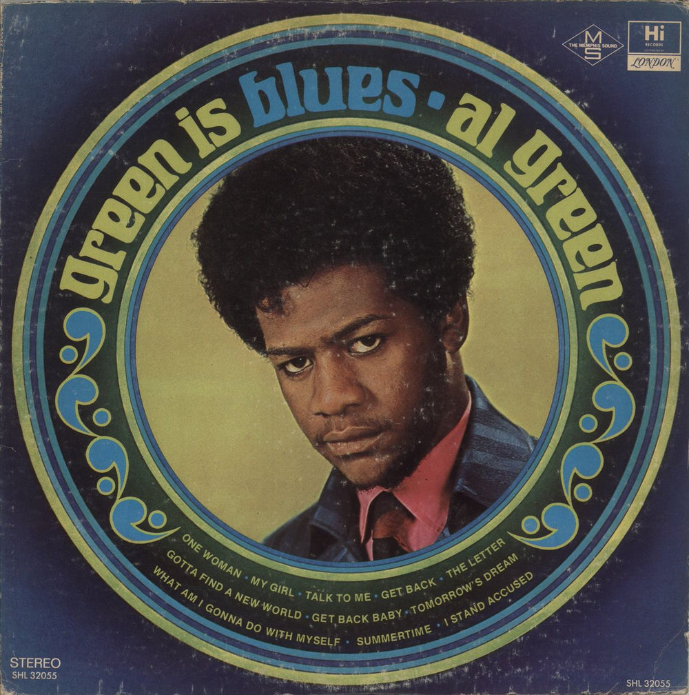 Al Green Green Is Blues US vinyl LP album (LP record) SHL32055