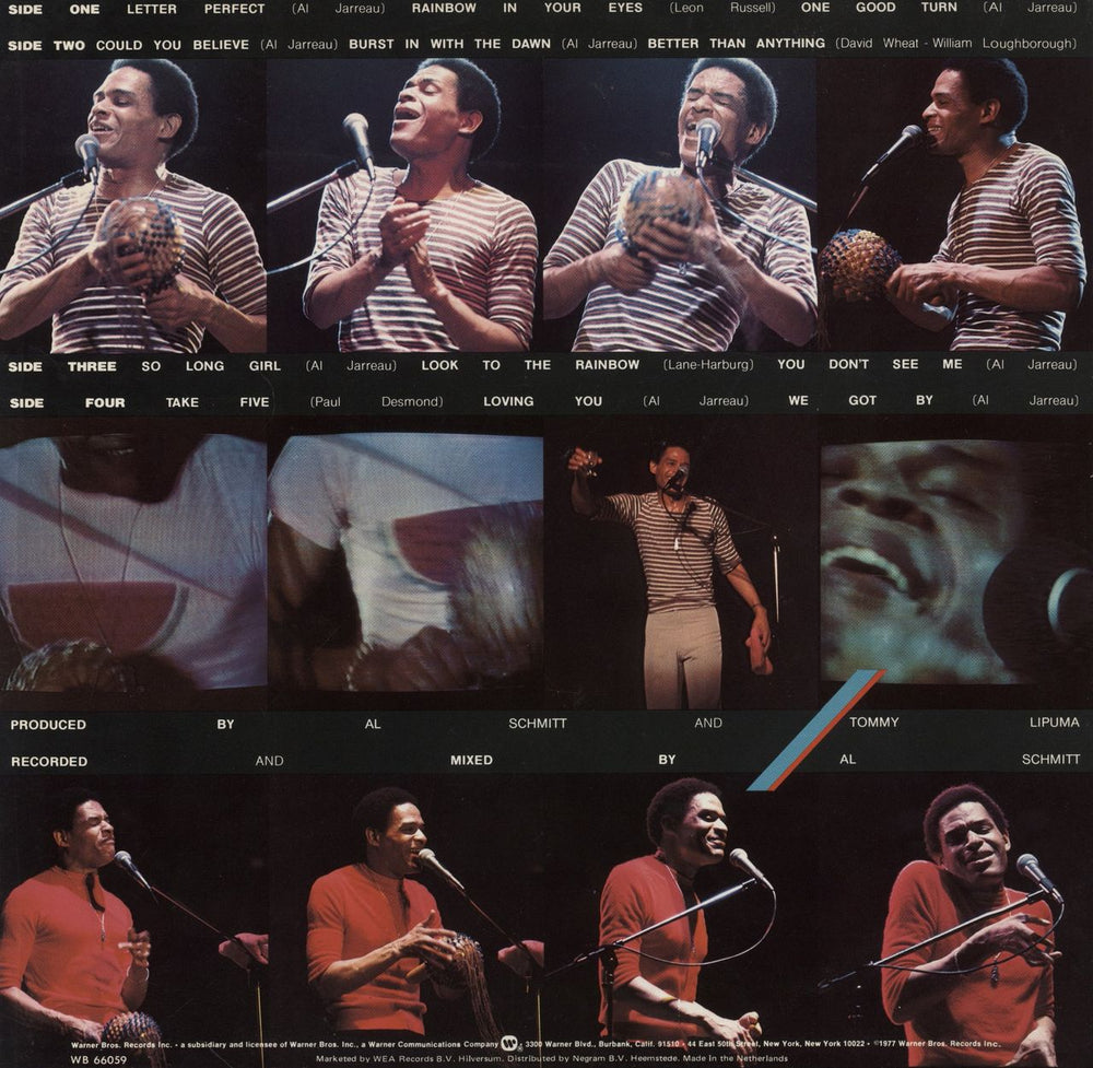 Al Jarreau Look To The Rainbow - Live In Europe UK 2-LP vinyl record set (Double LP Album)