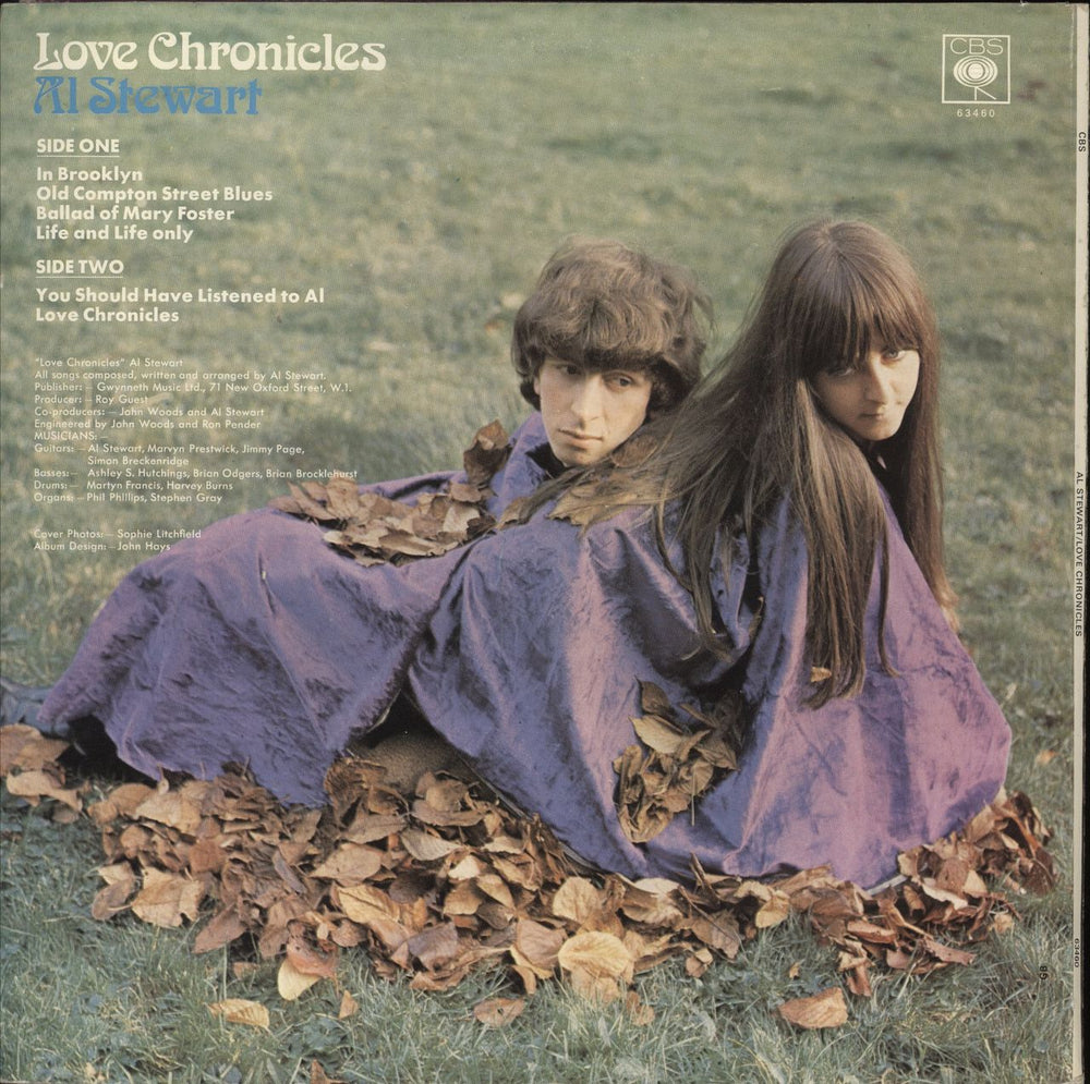 Al Stewart Love Chronicles -1st UK vinyl LP album (LP record)