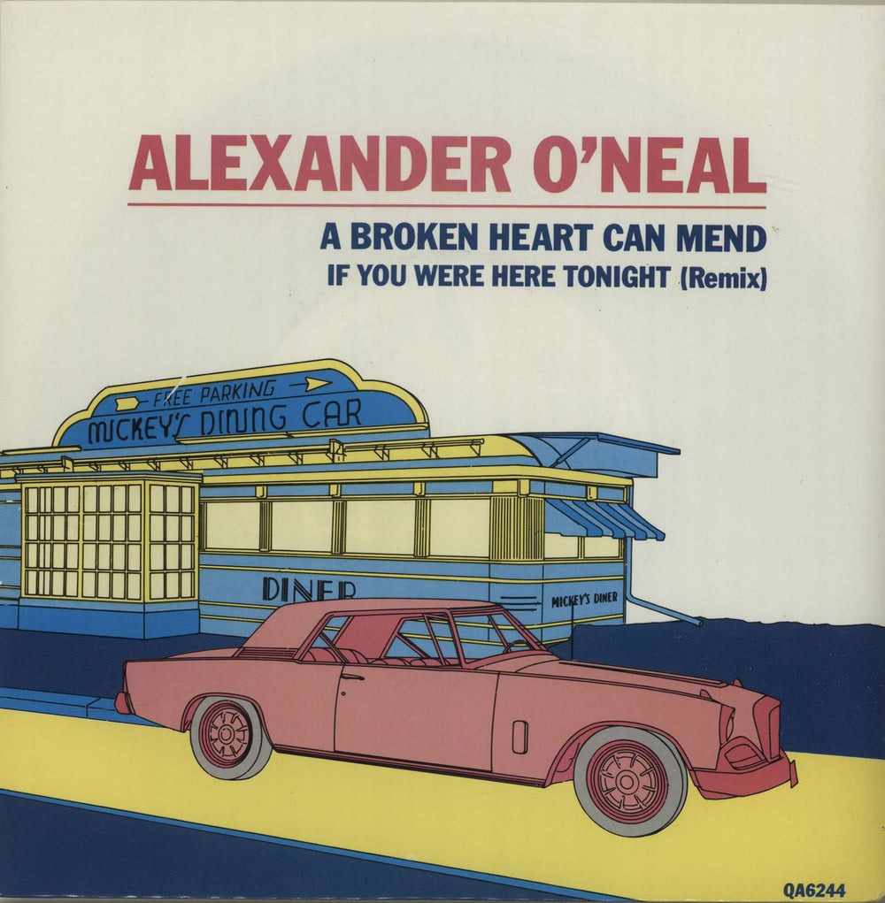 Alexander O'Neal A Broken Heart Can Mend UK 7" vinyl single (7 inch record / 45) QA6244