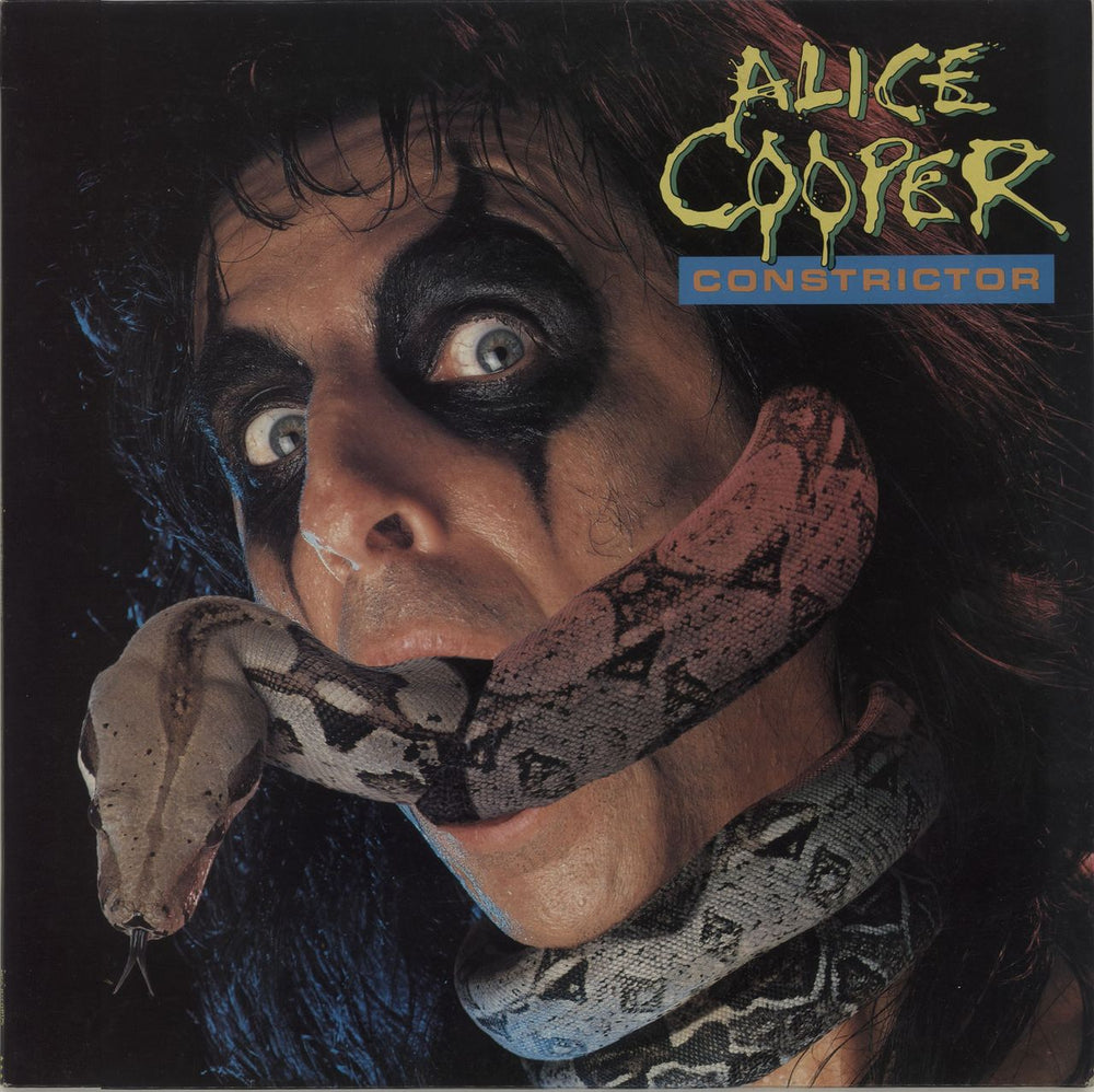 Alice Cooper Constrictor + Insert UK vinyl LP album (LP record) MCF3341