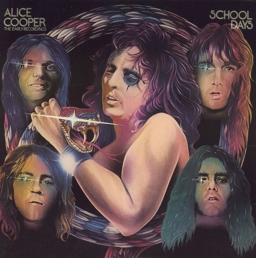 Alice Cooper School Days - 1st UK 2-LP vinyl record set (Double LP Album) K66021