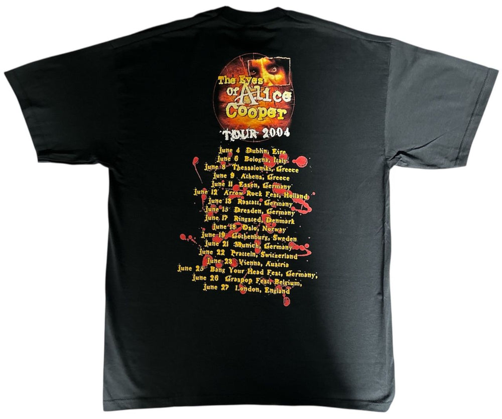 Alice Cooper The Eyes Of Alice Cooper Tour 2004 UK t-shirt