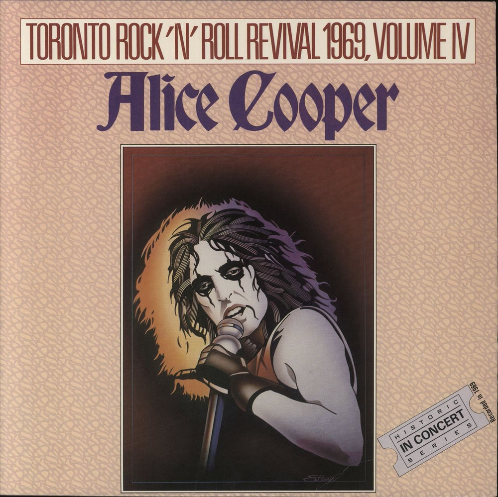 Alice Cooper Toronto Rock 'N' Roll Revival 1969 Volume IV US vinyl LP album (LP record) SN7162