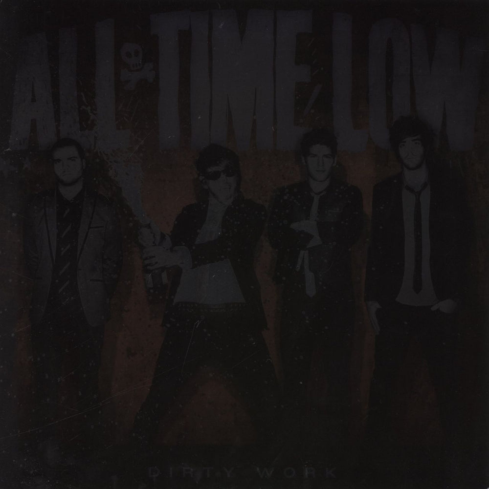 All Time Low Dirty Work - Red, White, & Black Swirl Vinyl US vinyl LP album (LP record) ETR164