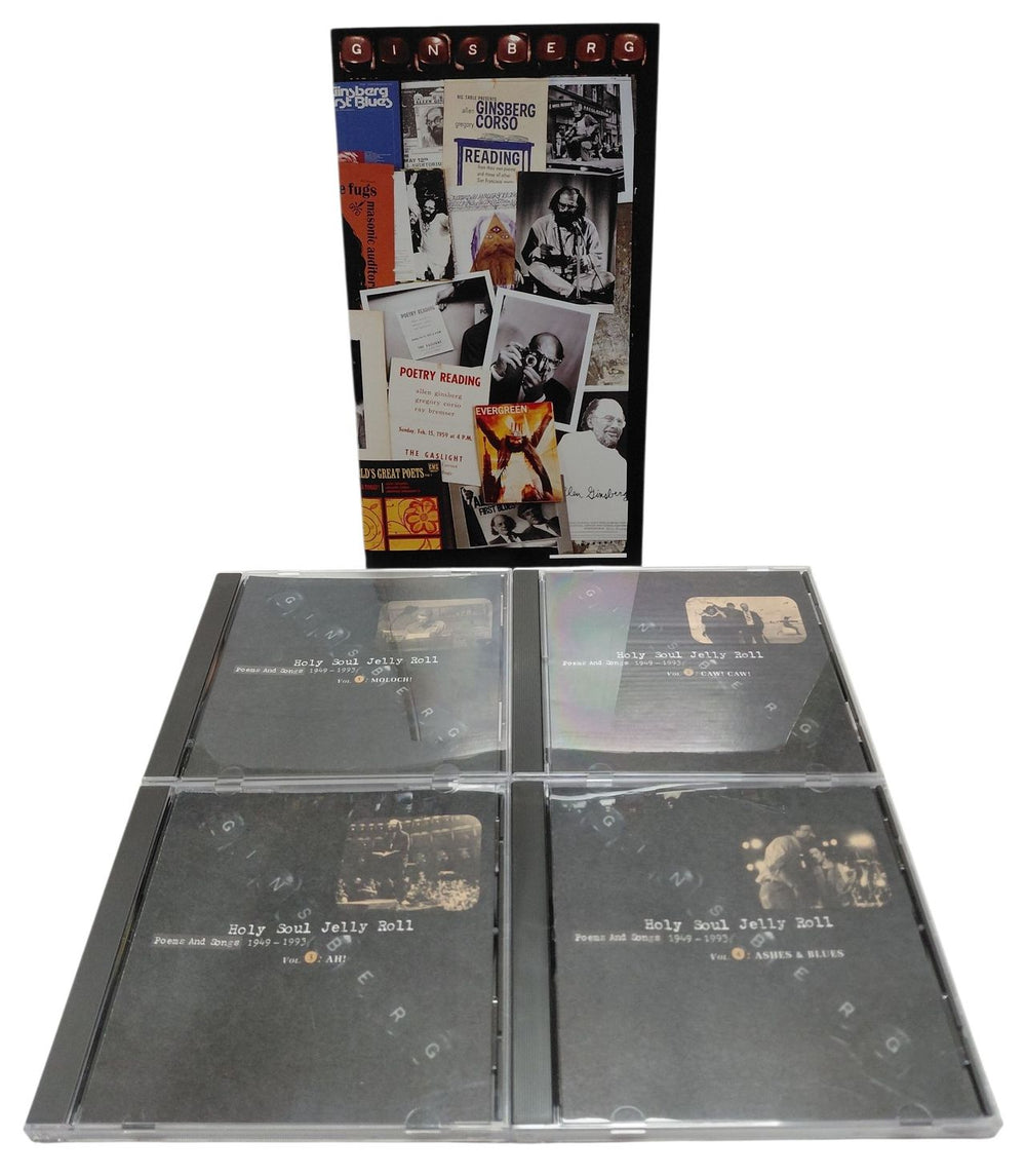 Allen Ginsberg Holy Soul Jelly Roll: Poems and Songs 1949-1993 US CD Album Box Set 081227169329