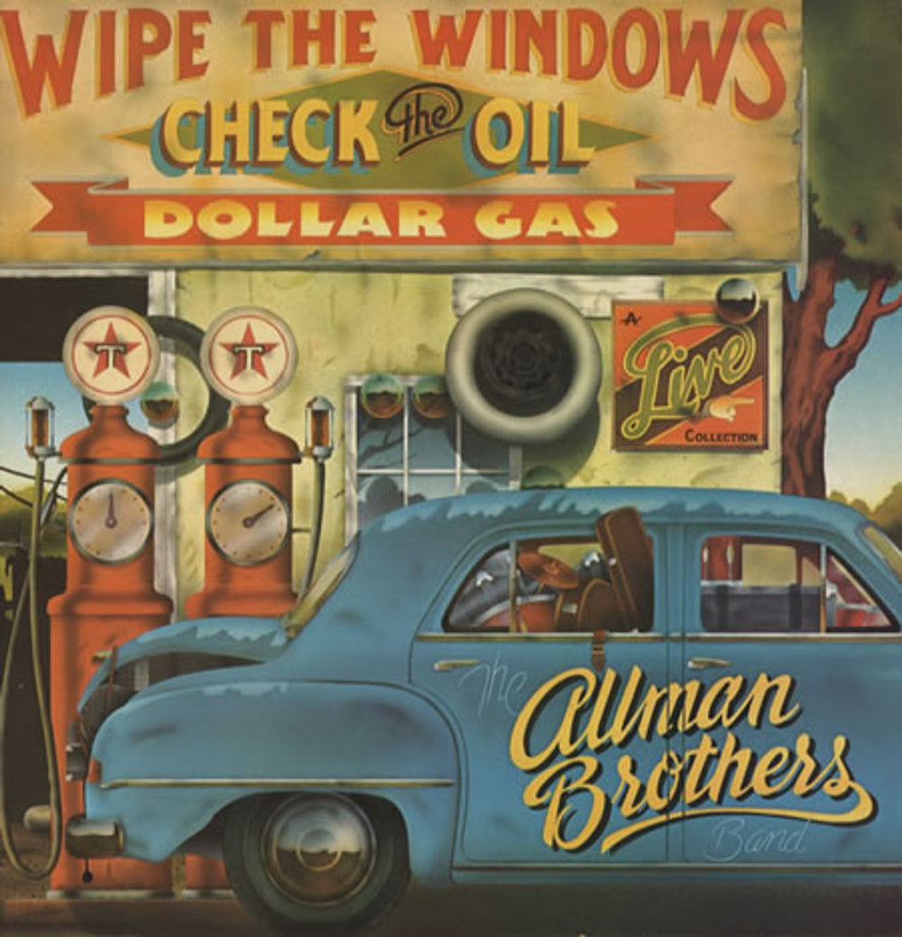 Allman Brothers Band Wipe The Windows, Check The Oil, Dollar Gas UK 2-LP vinyl record set (Double LP Album) 2637103