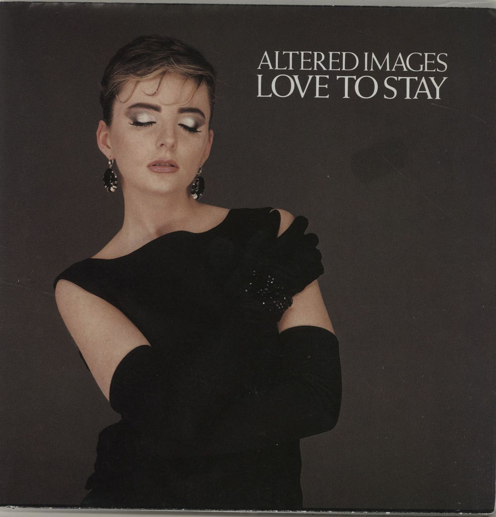 Altered Images Love To Stay - Poster Sleeve UK 7" vinyl single (7 inch record / 45) A3582