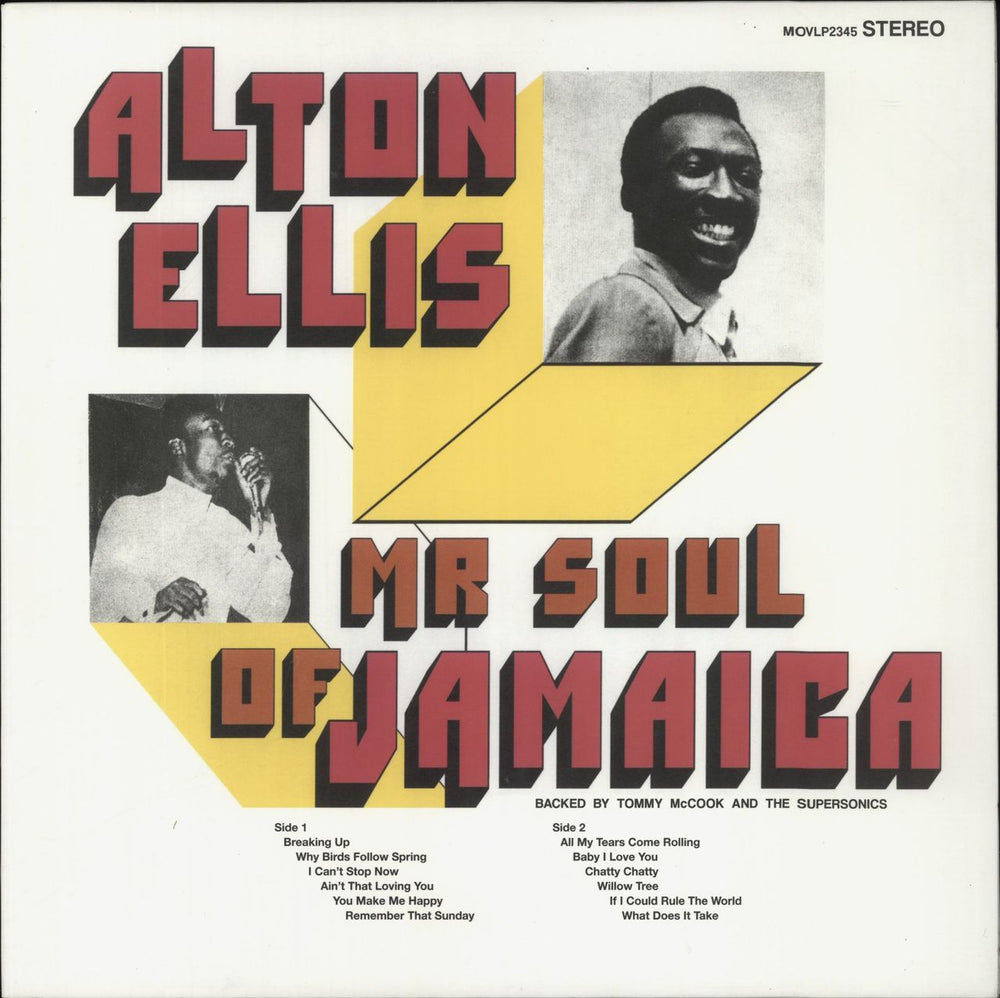 Alton Ellis Mr Soul Of Jamaica UK vinyl LP album (LP record) MOVLP2345