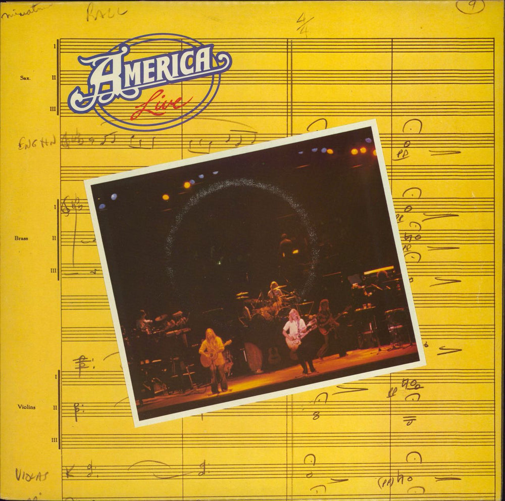 America America Live + Inner UK vinyl LP album (LP record) K56434