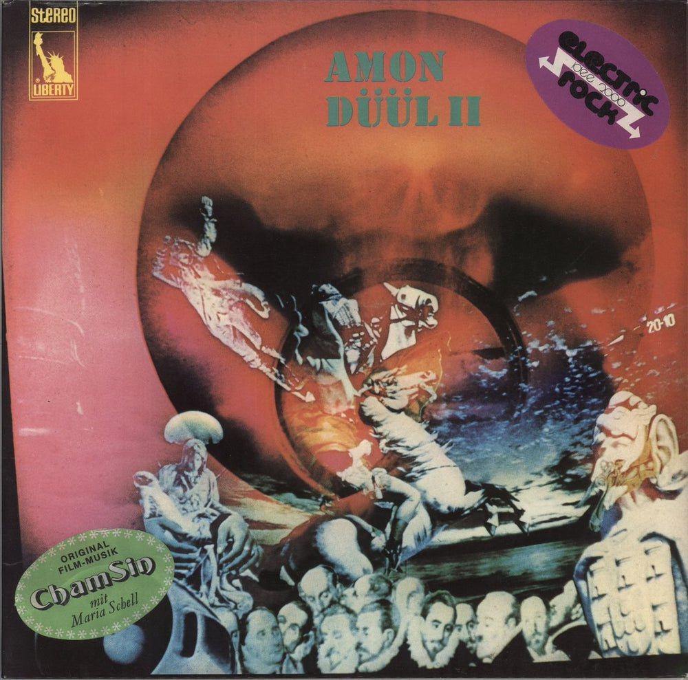 Amon Düül Tanz Der Lemminge - Double Sticker 1st German 2-LP vinyl record set (Double LP Album) LBS83473/74