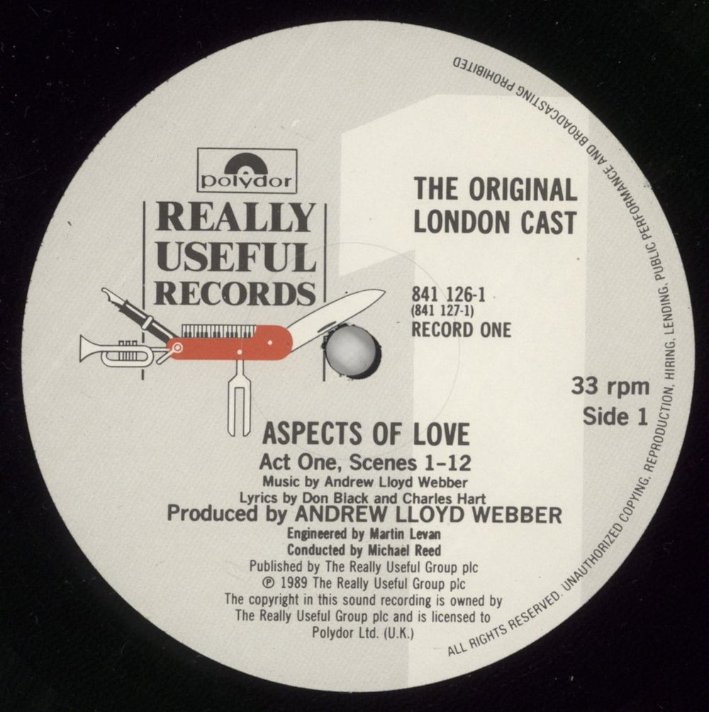 Andrew Lloyd Webber Aspects Of Love UK 2-LP vinyl record set (Double LP Album) ALW2LAS348619