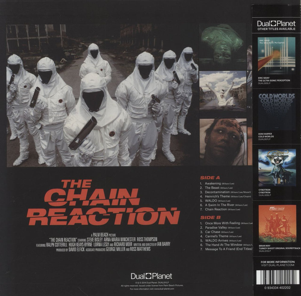 Andrew Thomas Wilson The Chain Reaction - 180gm Milky Clear with Red Haze Vinyl - EX Australian vinyl LP album (LP record) 934334402202