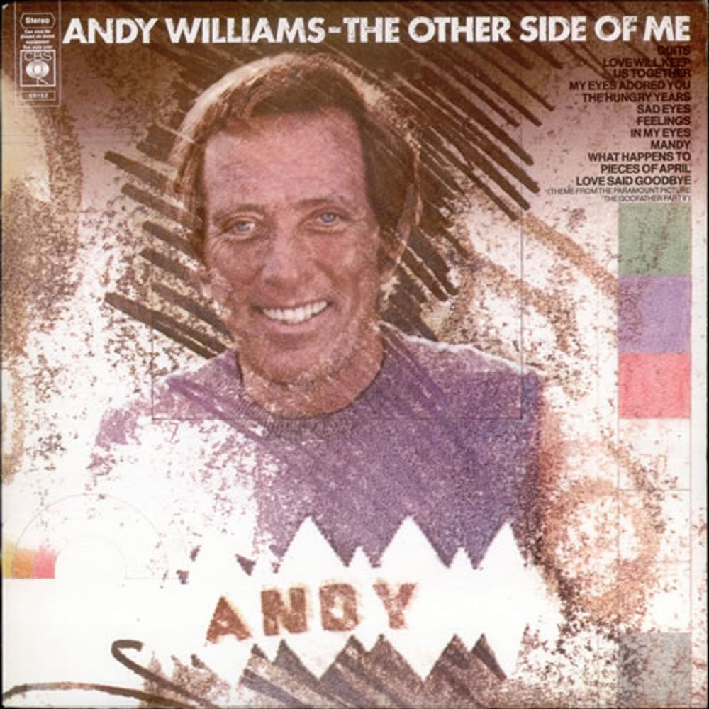 Andy Williams The Other Side Of Me UK vinyl LP album (LP record) CBS69152