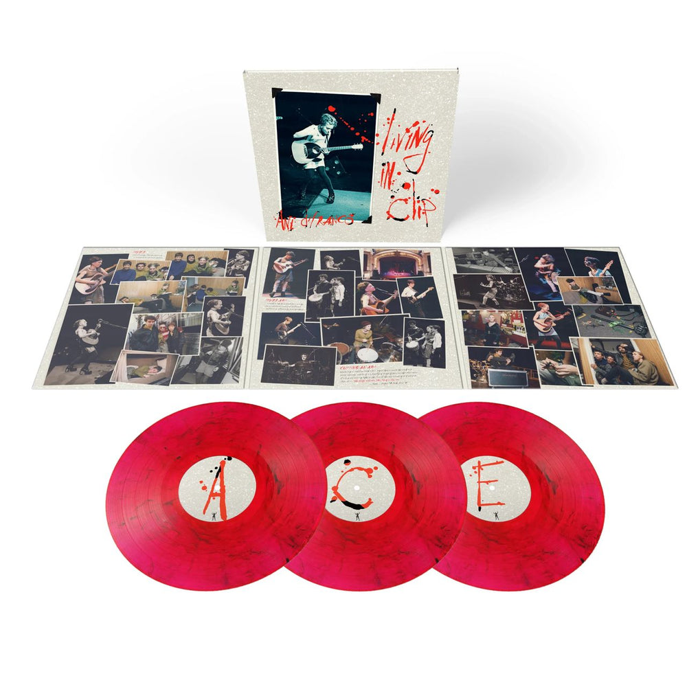 Ani Difranco Living In Clip - 25th Anniversary Red Smoke Vinyl - Sealed US 3-LP vinyl record set (Triple LP Album) RBR0011-V