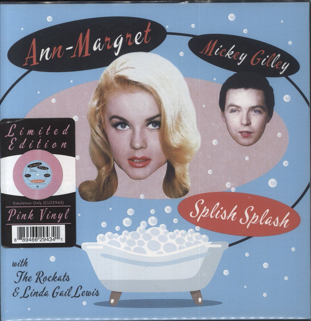 Ann-Margret Splish Splash - Pink Vinyl US 7" vinyl single (7 inch record / 45) CLO2938SP