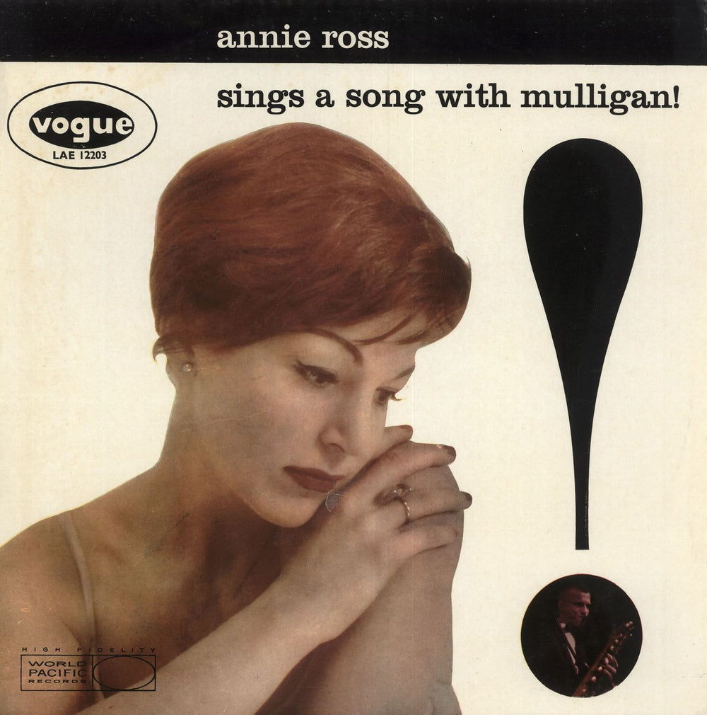 Annie Ross Sings A Song With Mulligan! - 1st UK vinyl LP album (LP record) LAE12203