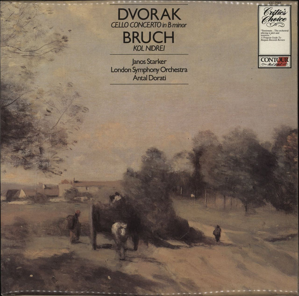 Antal Dorati Dvorak: Cello Concerto In B Minor UK vinyl LP album (LP record) CC7585