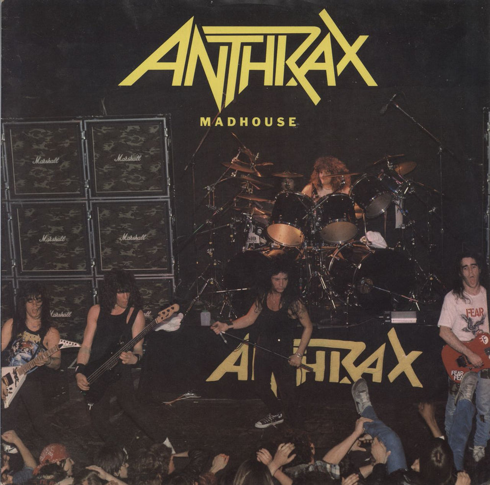 Anthrax Madhouse UK 12" vinyl single (12 inch record / Maxi-single) 12IS285