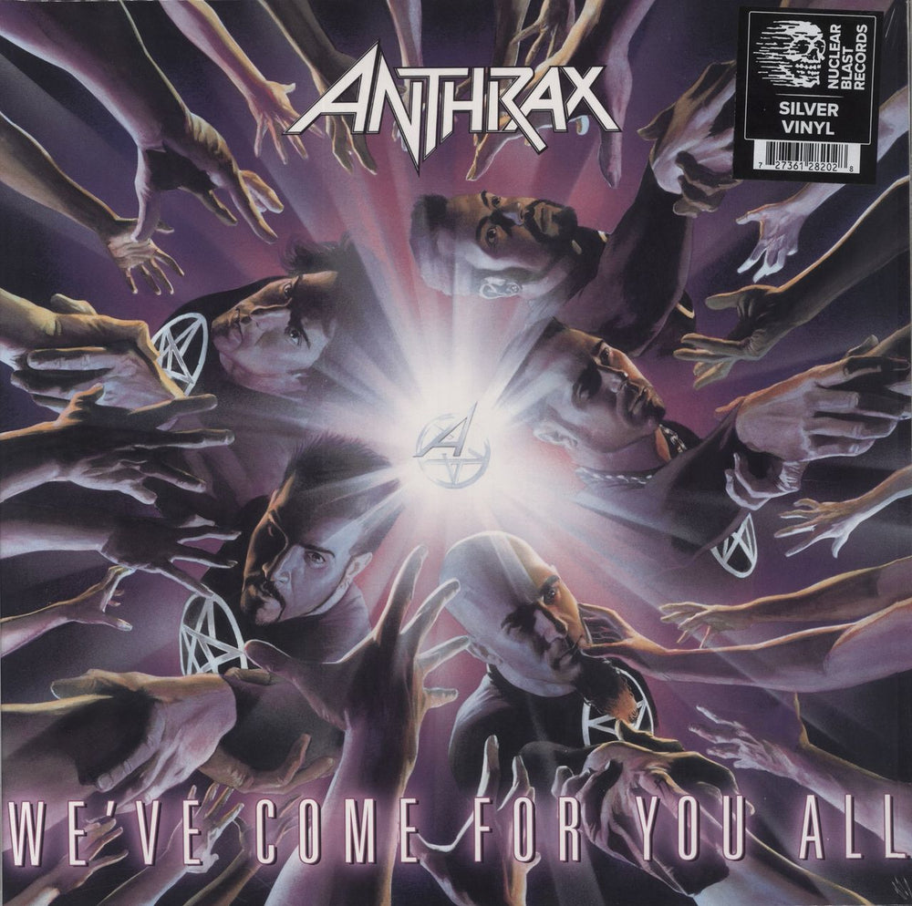 Anthrax We've Come For You All - Silver Vinyl - Sealed UK 2-LP vinyl record set (Double LP Album) NBR28202