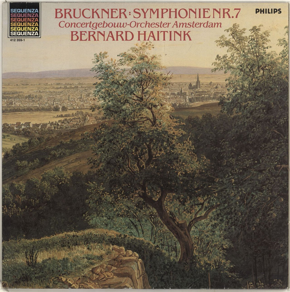 Anton Bruckner Symphonie Nr. 7 Dutch vinyl LP album (LP record) 412359-1