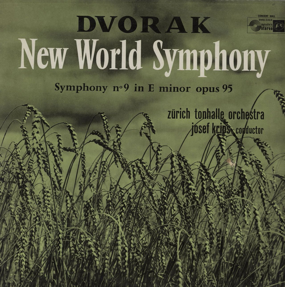 Antonín Dvorák Symphony No. 9 in E Minor ("From The New World" UK vinyl LP album (LP record) SMSA2224