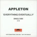 Appleton Everything Eventually UK Promo CD-R acetate CDR-ACETATE