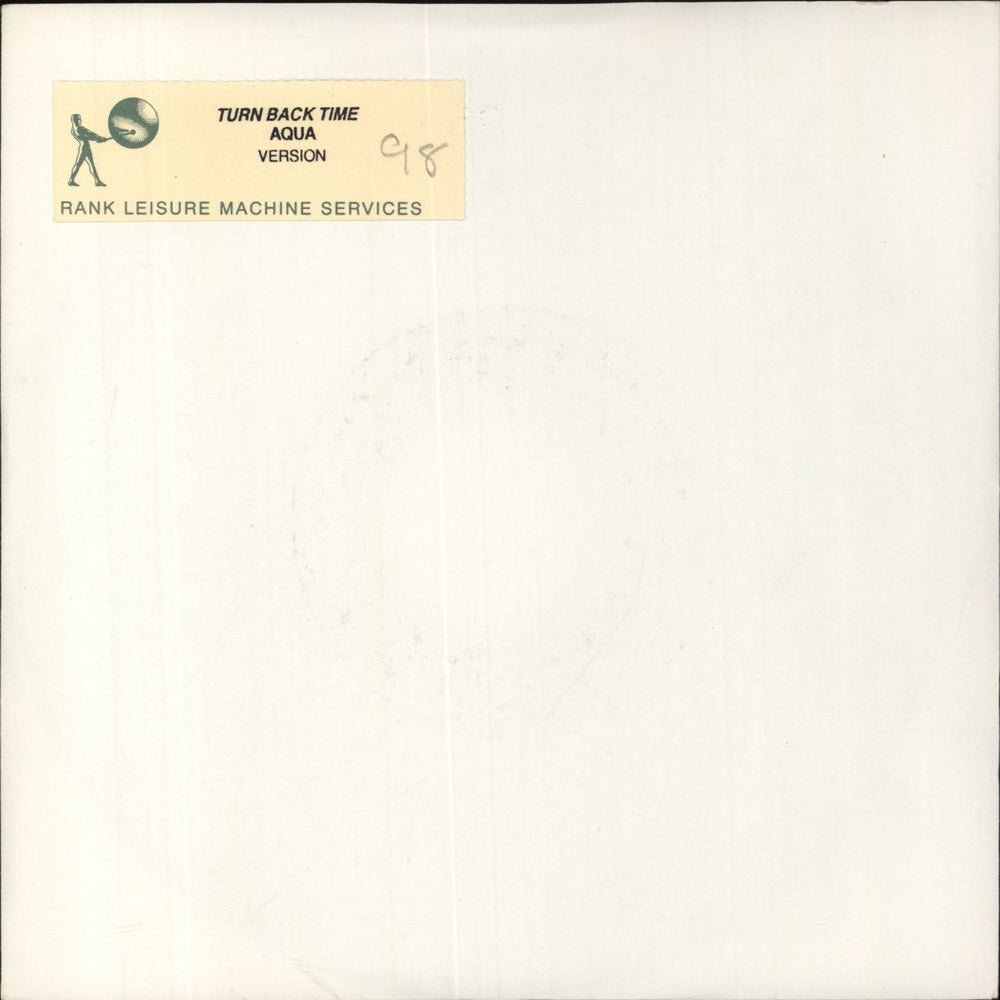 Aqua Turn Back Time UK 7" vinyl single (7 inch record / 45) UMSJB80490