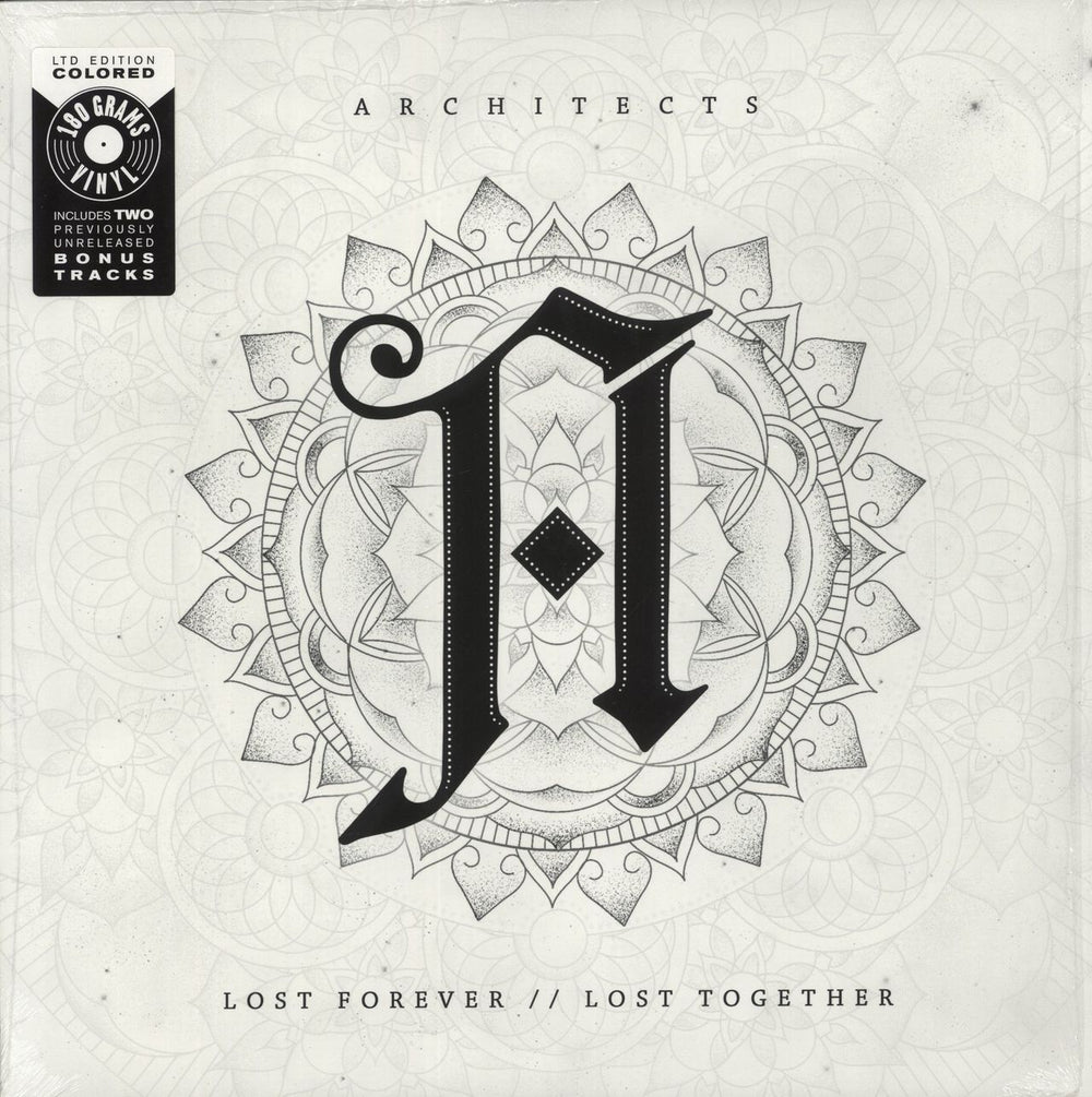 Architects Lost Forever // Lost Together - 180gm Clear Vinyl - RSD16 UK vinyl LP album (LP record) 7459-1