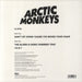 Arctic Monkeys Don't Sit Down 'Cause I've Moved Your Chair UK 10" vinyl single (10 inch record) 5034202140665