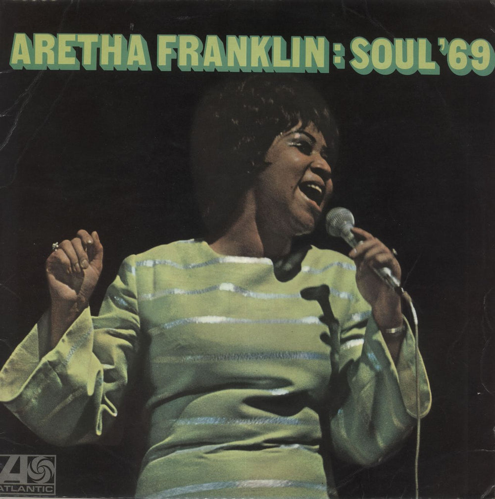 Aretha Franklin Soul '69 UK vinyl LP album (LP record) 588169