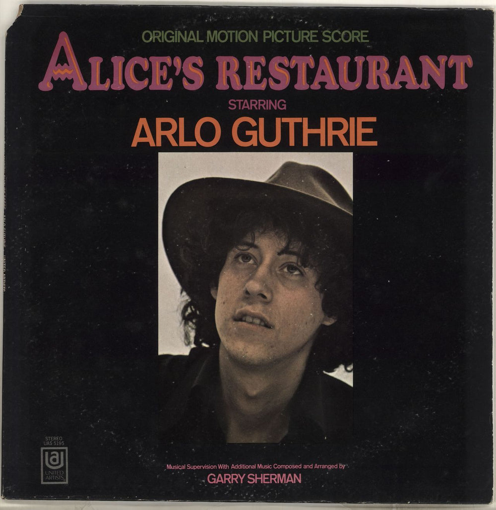 Arlo Guthrie Alice's Restaurant - EX US vinyl LP album (LP record) UAS5195